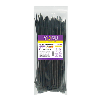 เคเบิ้ลไทร์ YORU รุ่น YR200-04UVB สีดำ 1 แพ็ค