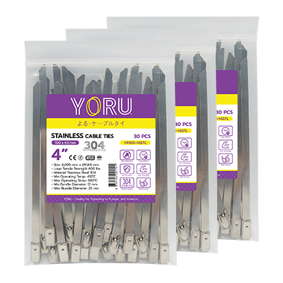 เคเบิ้ลไทร์ YORU รุ่น YR100-46STL สแตนเลส 3 แพ็ค